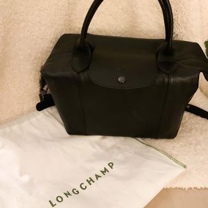 Longchamp Le Pliage Cuir - Small